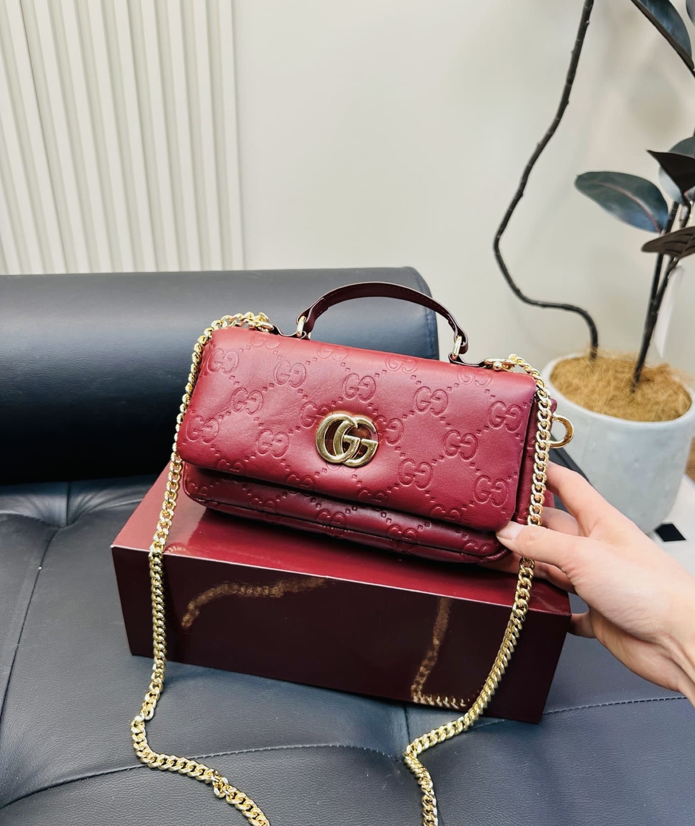 GUCCI GG Milano small top handle bag