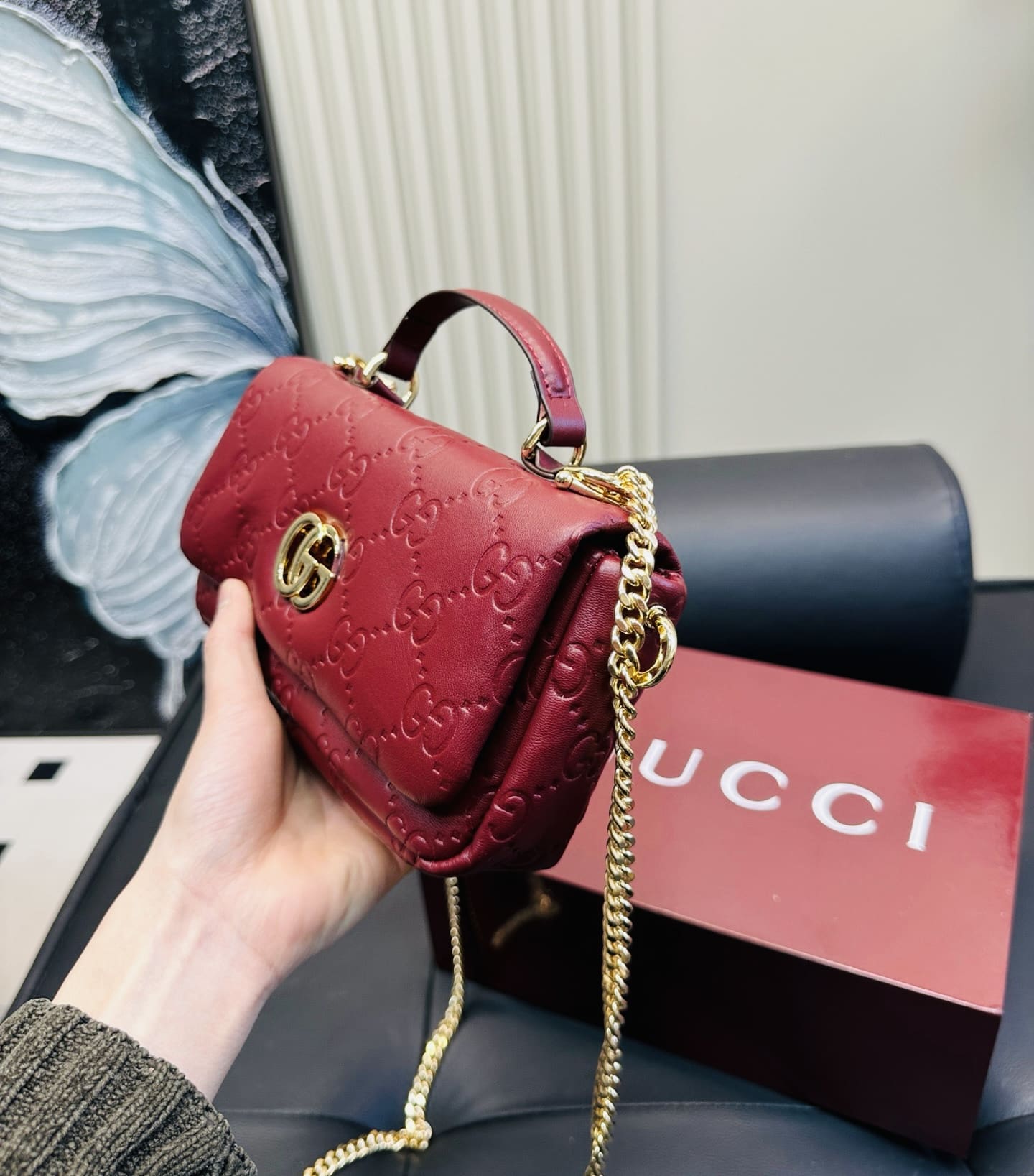 GUCCI GG Milano small top handle bag