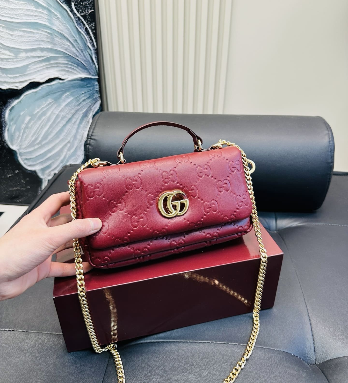 GUCCI GG Milano small top handle bag