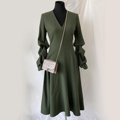 Jimmy Choo Finley  Mix Star Coarse Glitter Mini Cross Body Bag