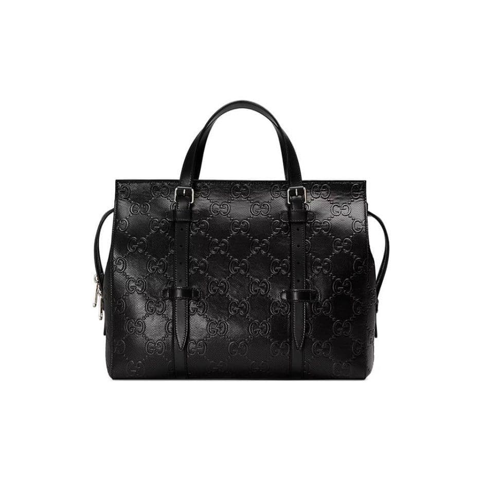 GUCCI embossed tote bag