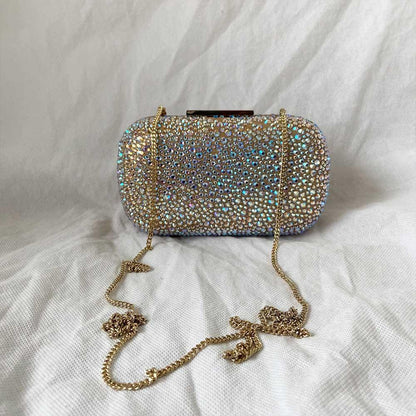 Le Silla Crystal Embellished box clutch