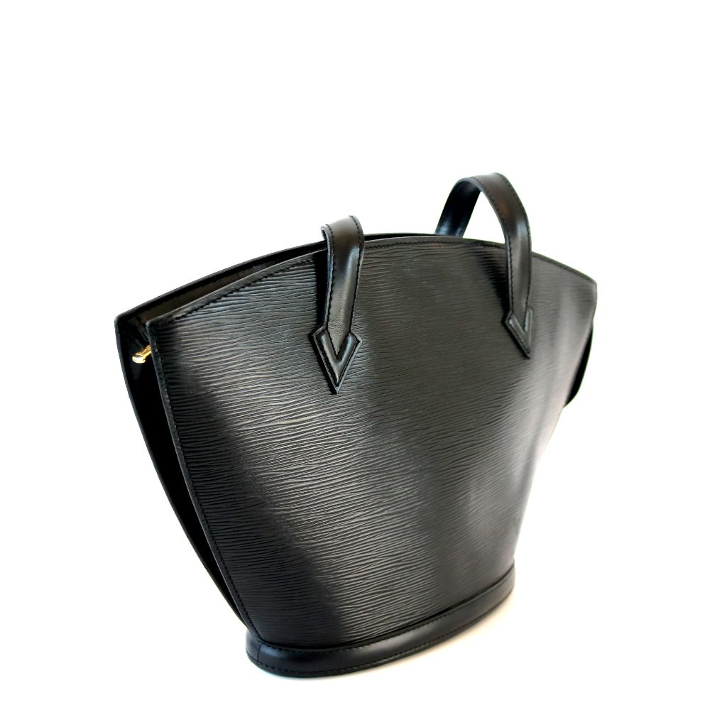 Louis Vuitton black epic leather Saint Jacques PM shoulder bag