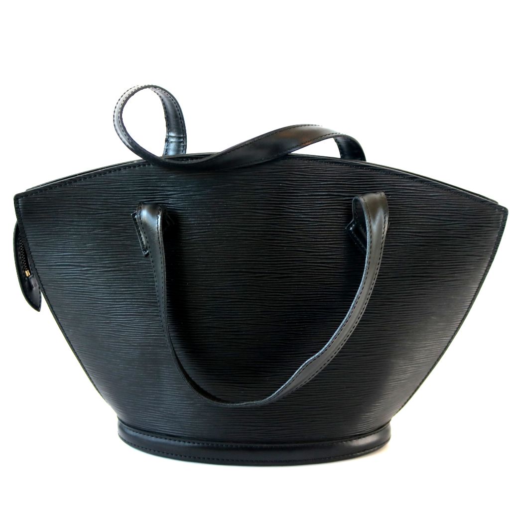 Louis Vuitton black epic leather Saint Jacques PM shoulder bag