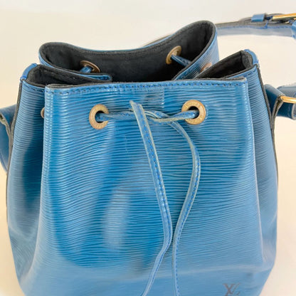 Louis Vuitton Blue Epi Leather Petit Noe