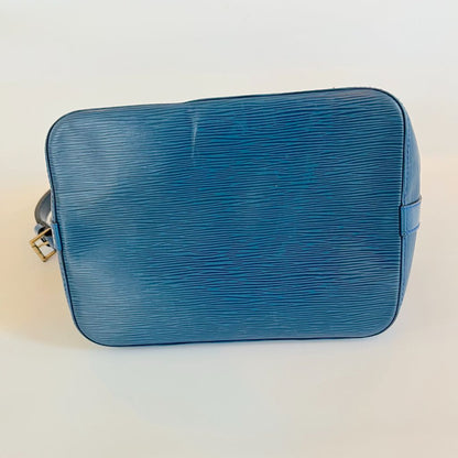 Louis Vuitton Blue Epi Leather Petit Noe