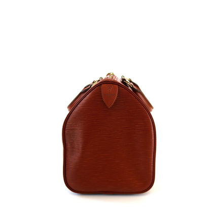 Louis Vuitton Brown Epi Leather 35 Speedy Bag