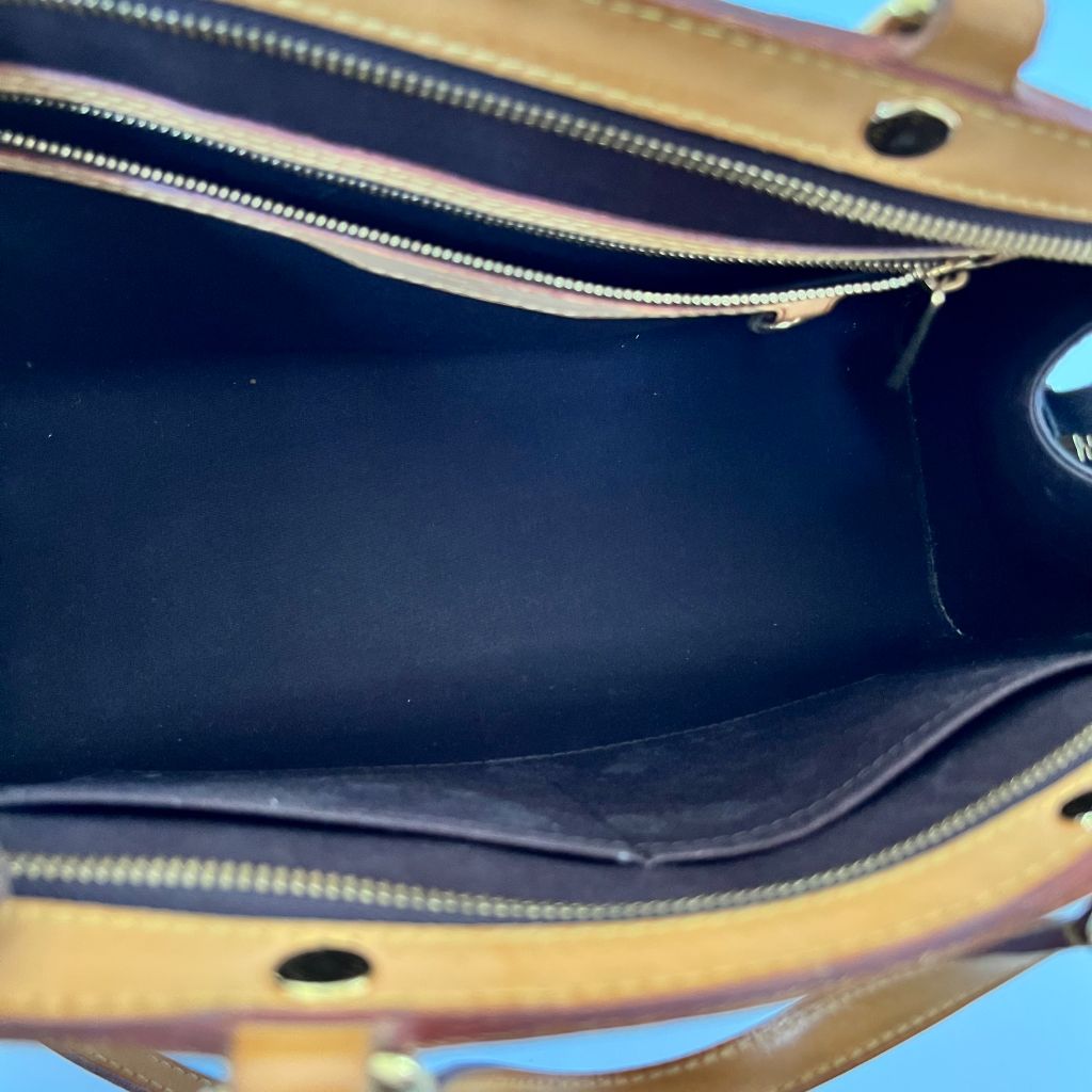 Louis Vuitton burgundy Vernis brea MM shoulder bag