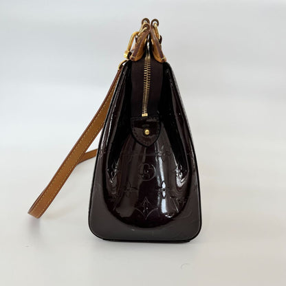 Louis Vuitton burgundy Vernis brea MM shoulder bag