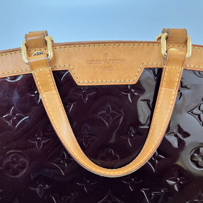 Louis Vuitton burgundy Vernis brea MM shoulder bag