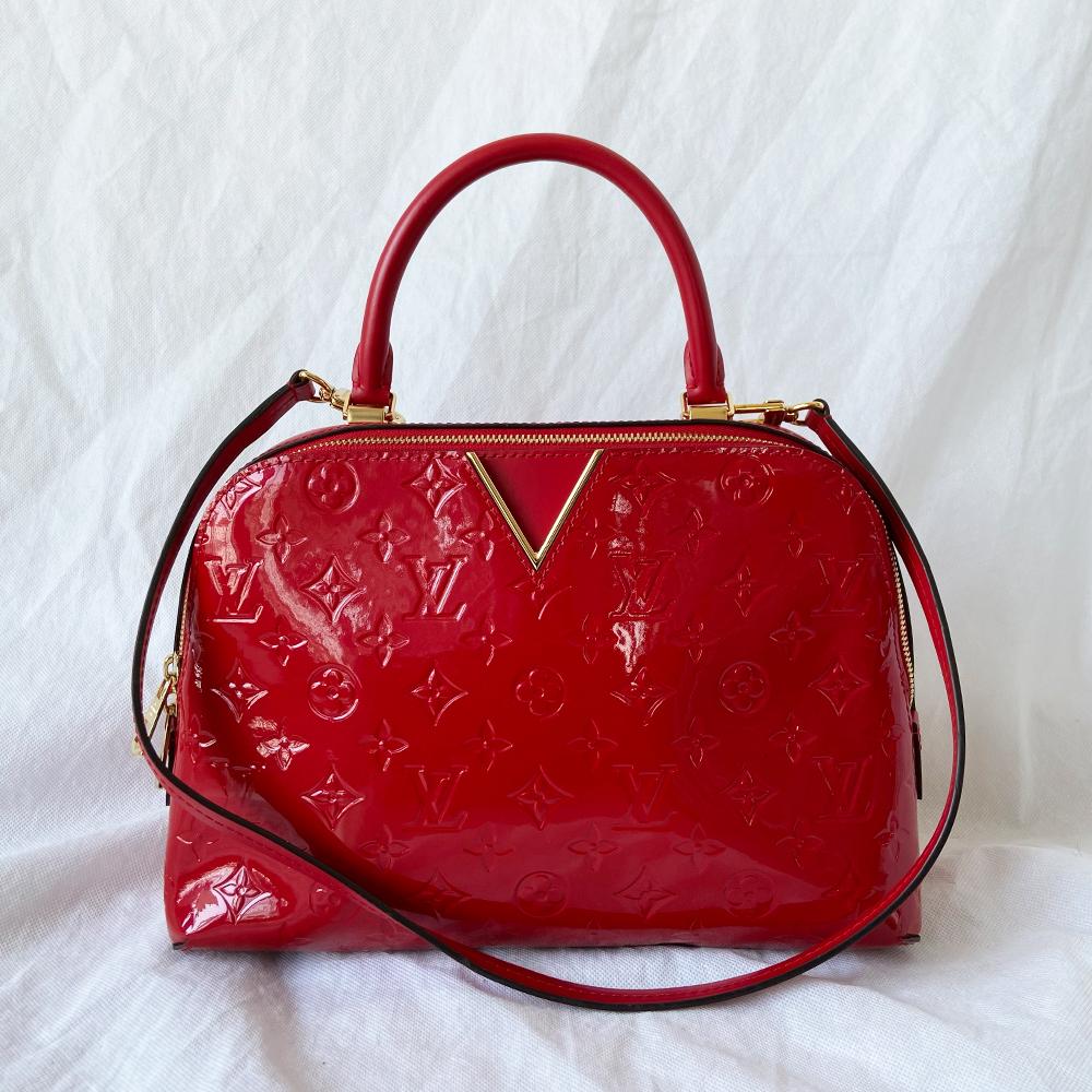 Louis Vuitton Cerise Monogram Vernis Melrose Bag