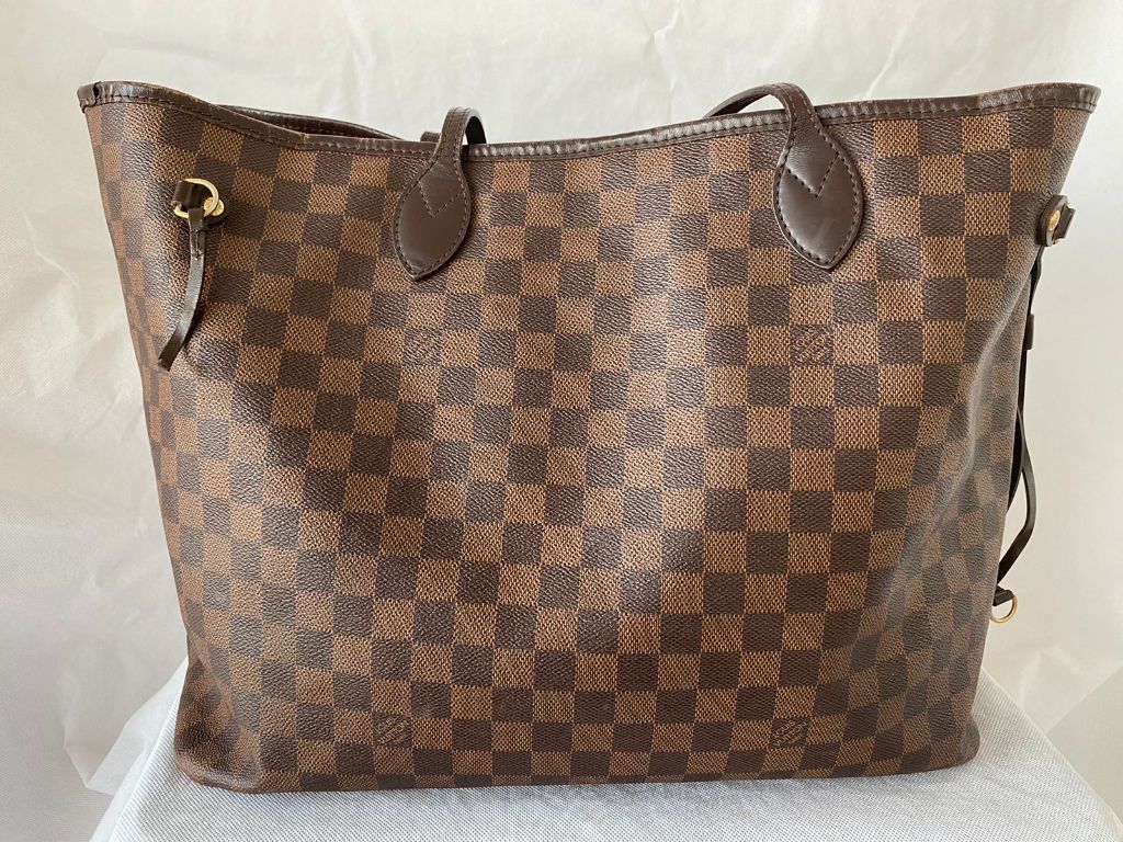 Louis Vuitton Damier Ebene Canvas Neverfull GM Bag