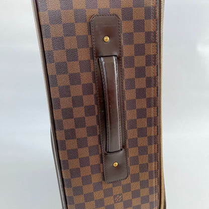 Louis Vuitton Damier Leather Trolley With Front Pocket Suitcase