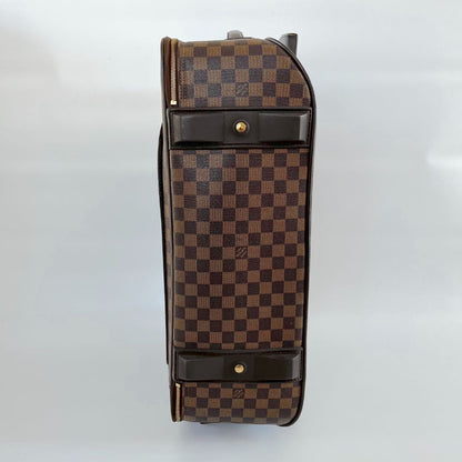 Louis Vuitton Damier Leather Trolley With Front Pocket Suitcase