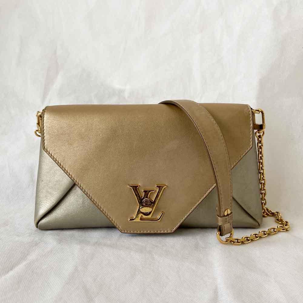 Louis Vuitton Gold Leather Love Note Bag