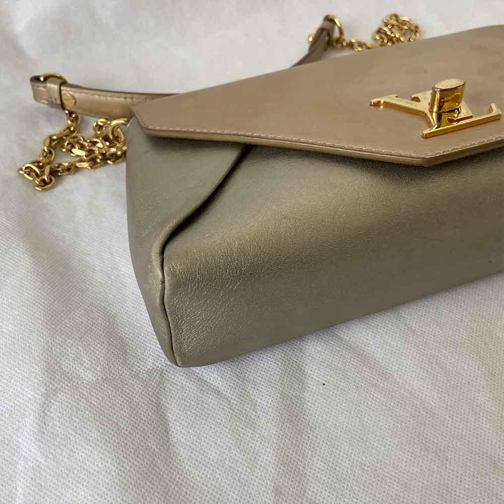 Louis Vuitton Gold Leather Love Note Bag