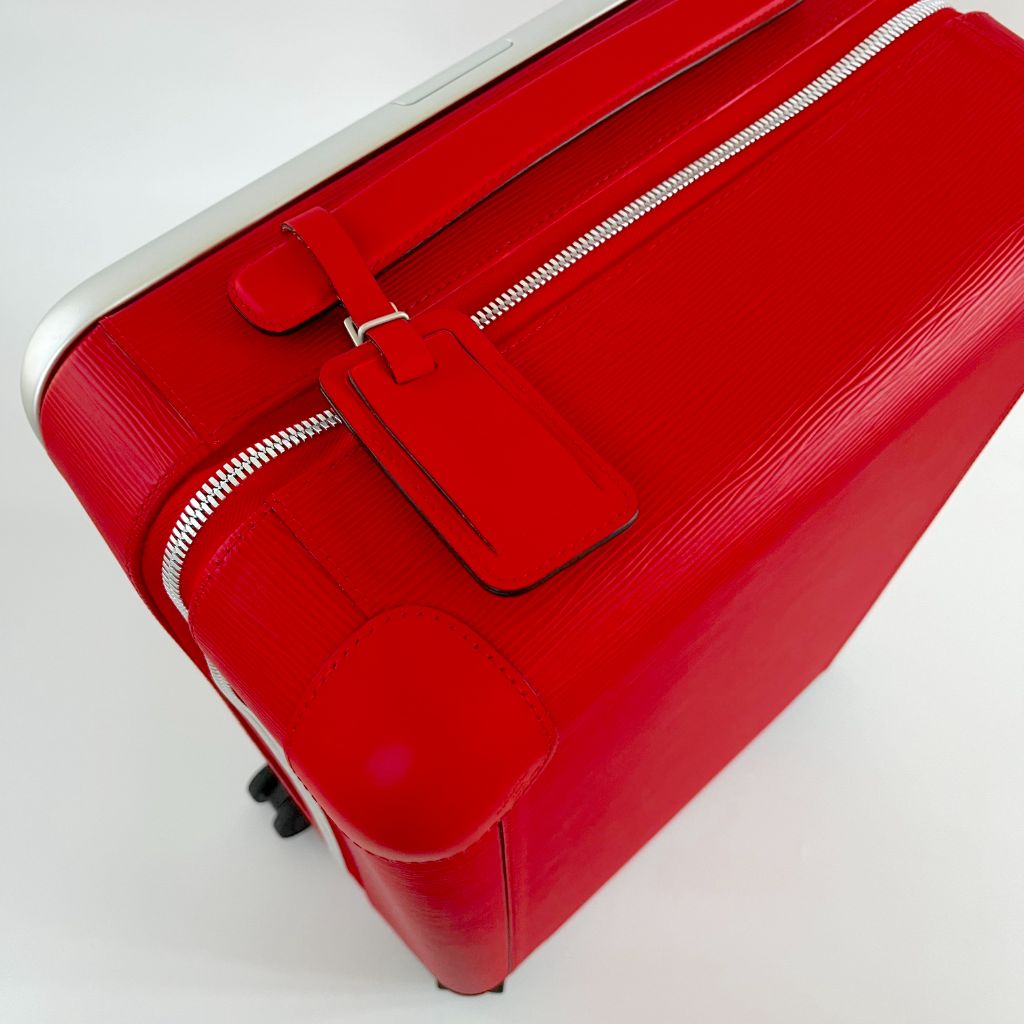 Louis Vuitton Horizon 55 Red Epi Leather Trolley Suitcase