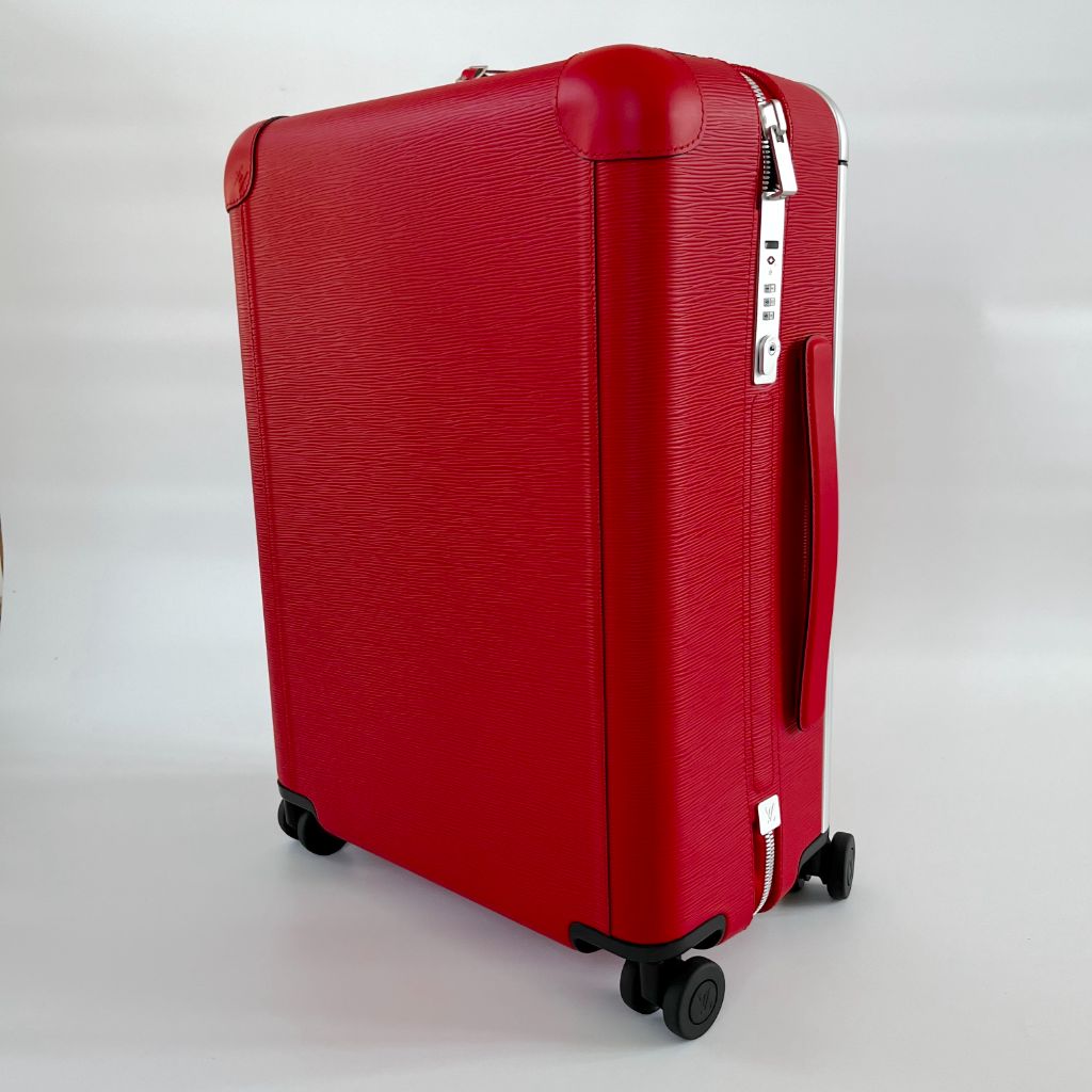 Louis Vuitton Horizon 55 Red Epi Leather Trolley Suitcase