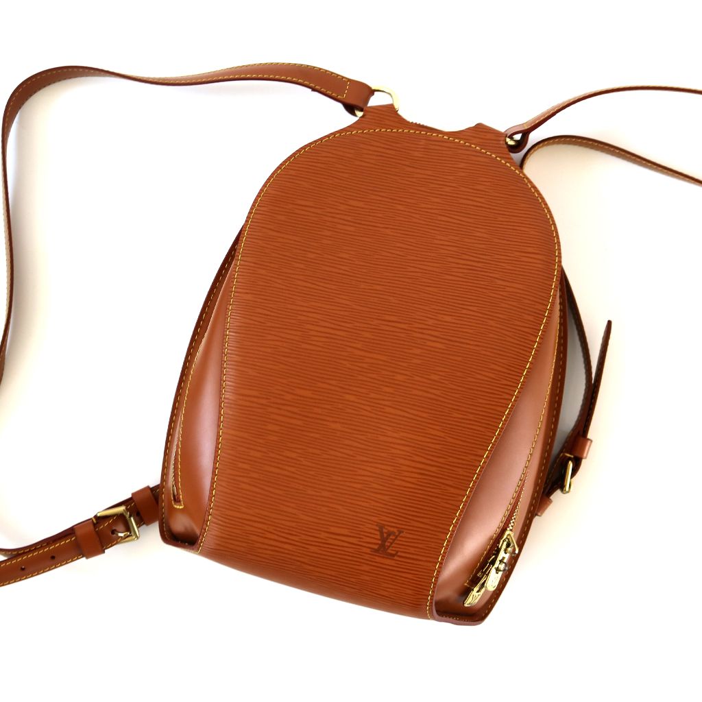 Louis Vuitton Mabillon Brown Epi Leather Backpack Bag