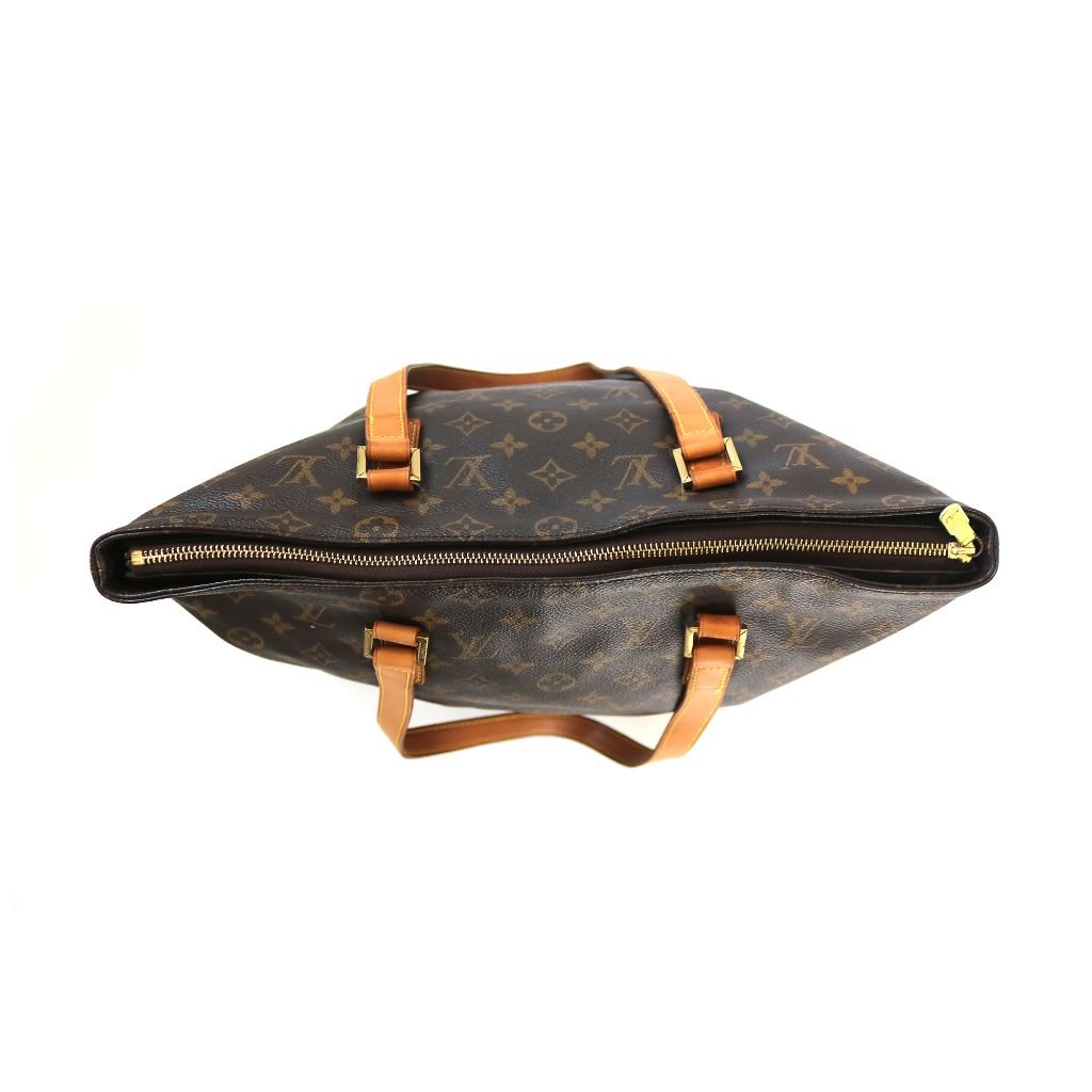 Louis Vuitton Monogram Cabas Mezzo Shoulder Bag