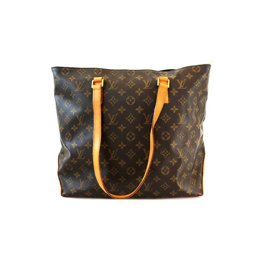 Louis Vuitton Monogram Cabas Mezzo Shoulder Bag