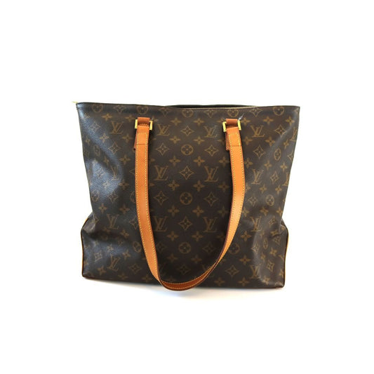 Louis Vuitton Monogram Cabas Mezzo Shoulder Bag
