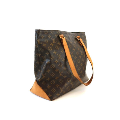 Louis Vuitton Monogram Cabas Mezzo Shoulder Bag