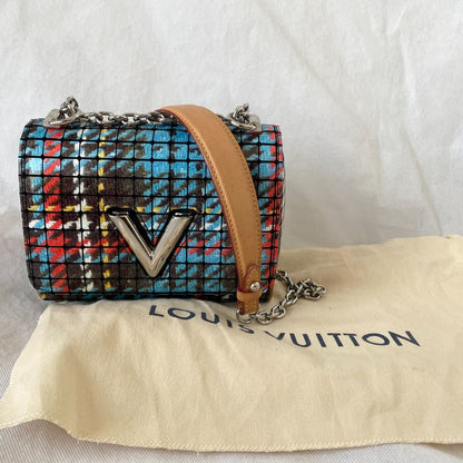 Louis Vuitton Multicolor Patchwork Leather Twist PM Bag