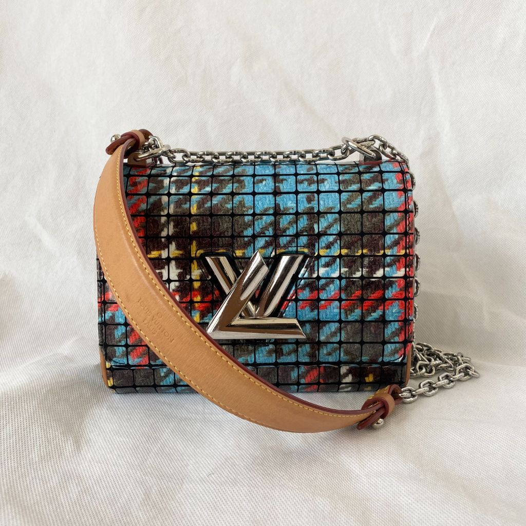 Louis Vuitton Multicolor Patchwork Leather Twist PM Bag