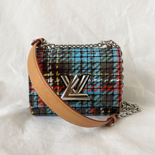 Louis Vuitton Multicolor Patchwork Leather Twist PM Bag