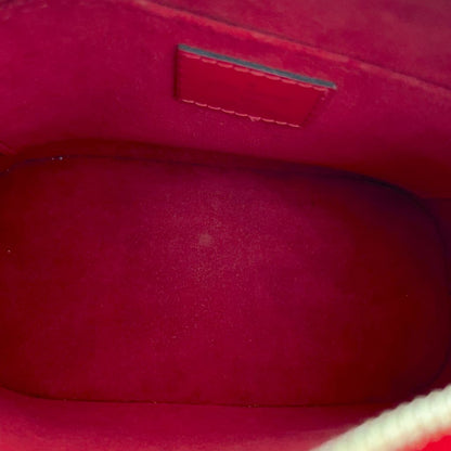 Louis Vuitton red epi leather BB alma bag