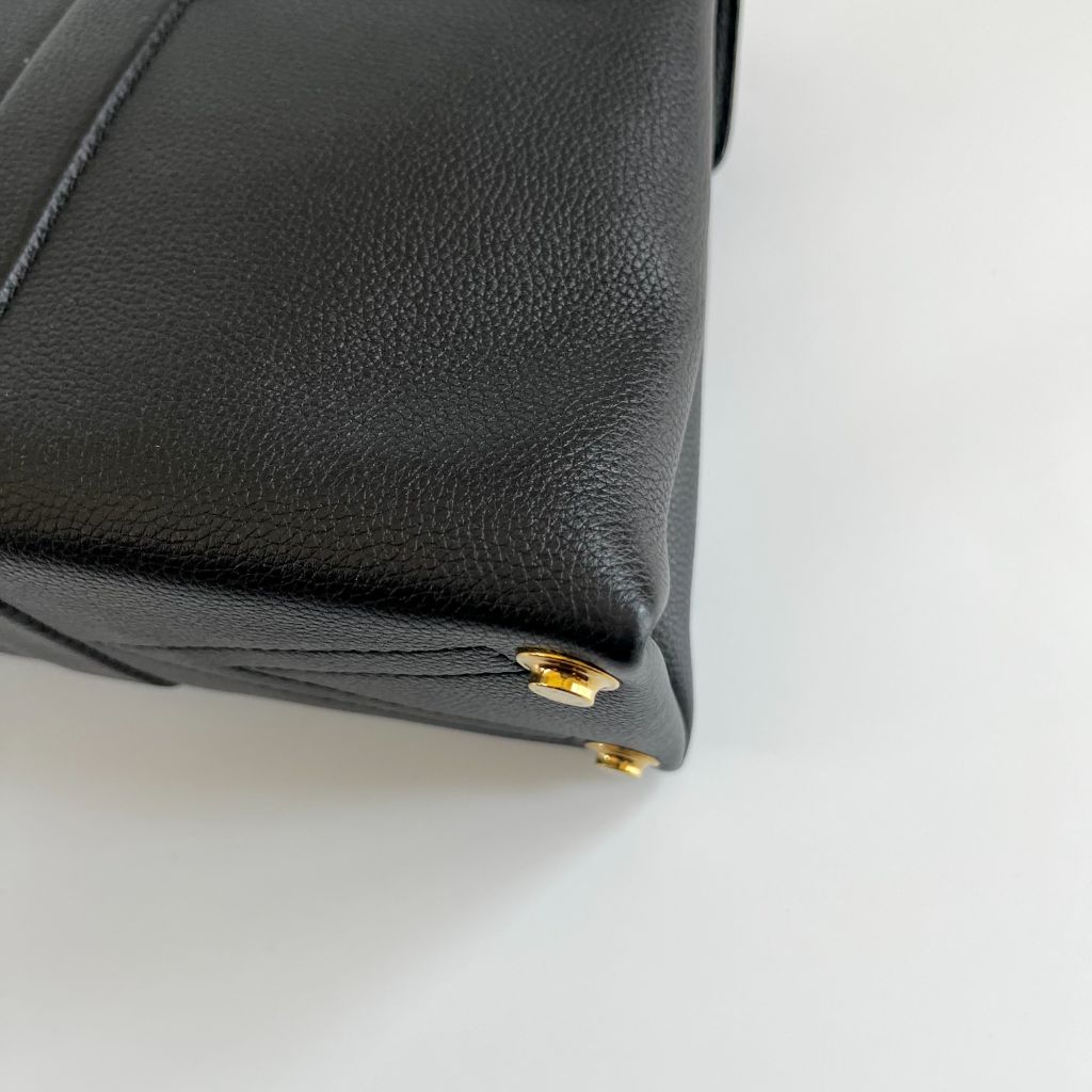 Louis Vuitton Rose Des Vents Black Leather PM Bag