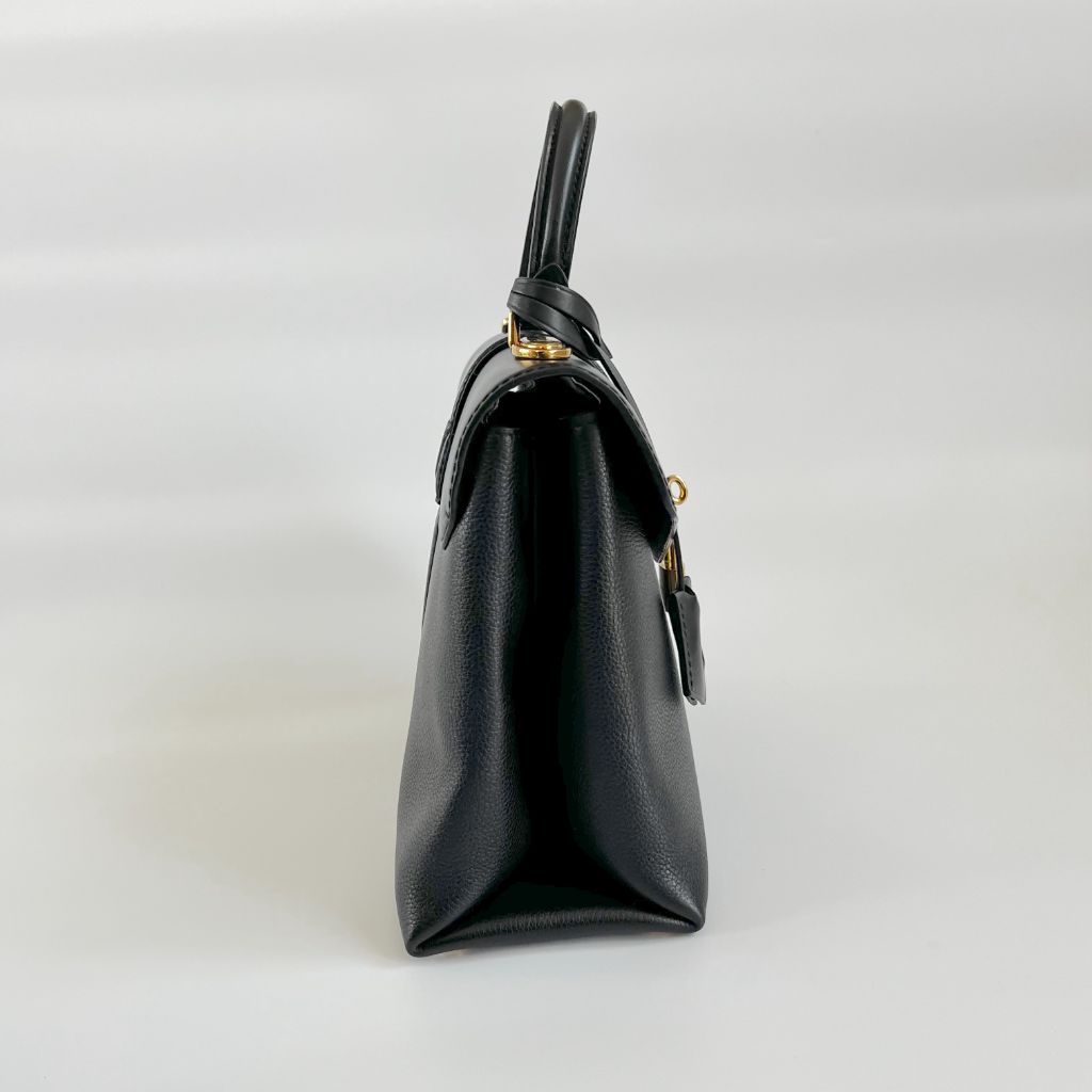 Louis Vuitton Rose Des Vents Black Leather PM Bag