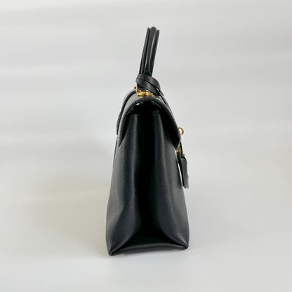 Louis Vuitton Rose Des Vents Black Leather PM Bag