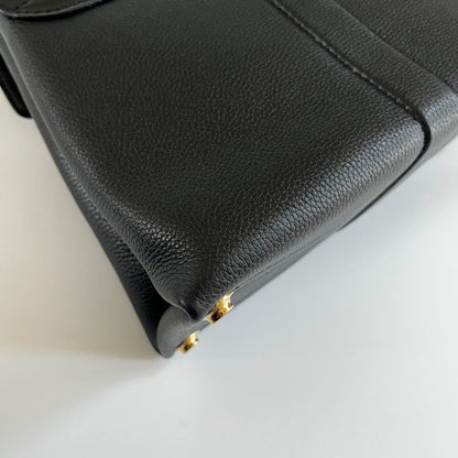 Louis Vuitton Rose Des Vents Black Leather PM Bag