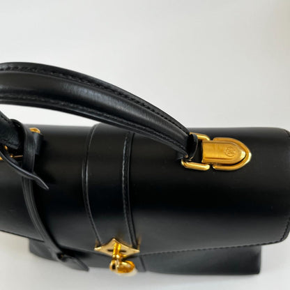 Louis Vuitton Rose Des Vents Black Leather PM Bag