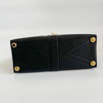 Louis Vuitton Rose Des Vents Black Leather PM Bag