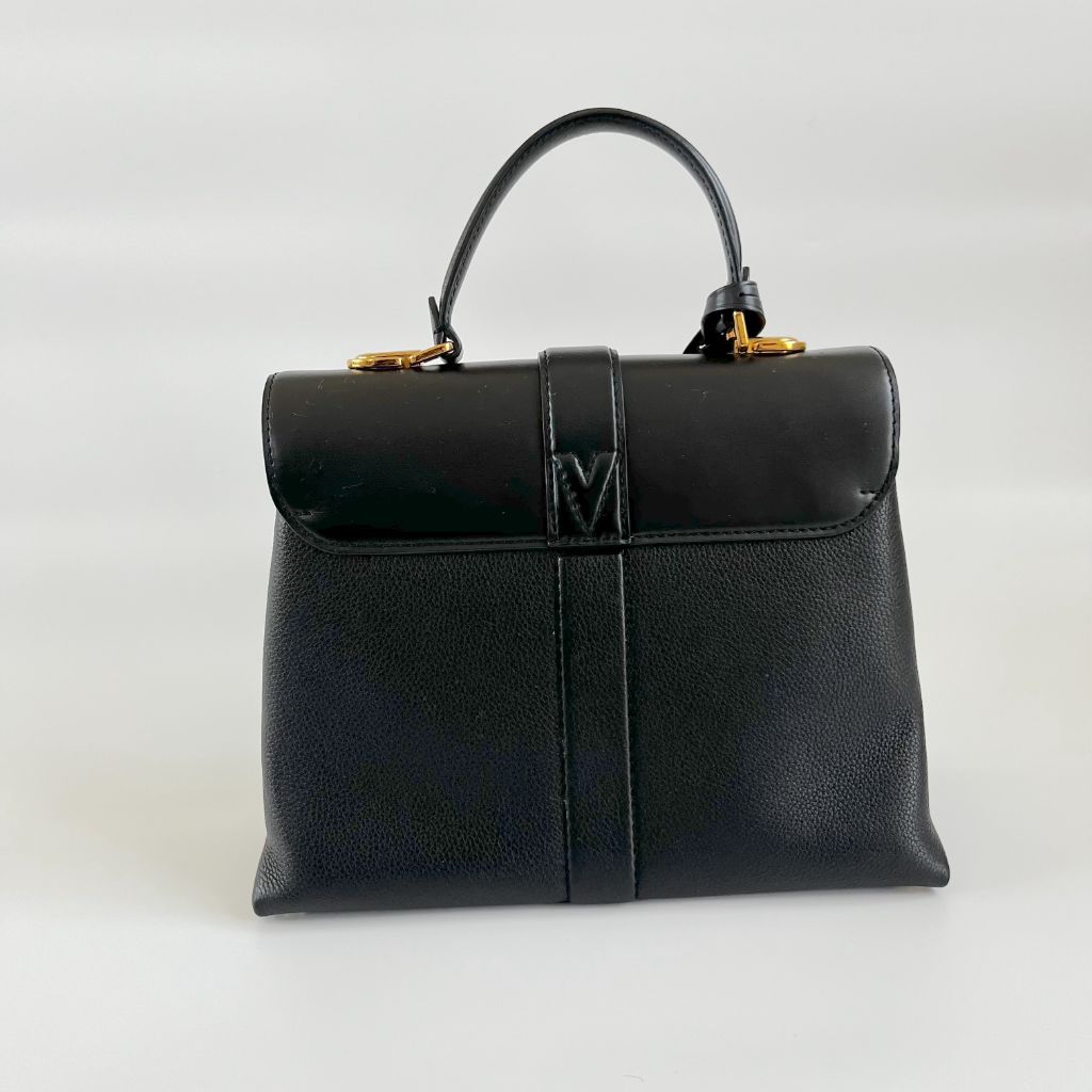 Louis Vuitton Rose Des Vents Black Leather PM Bag
