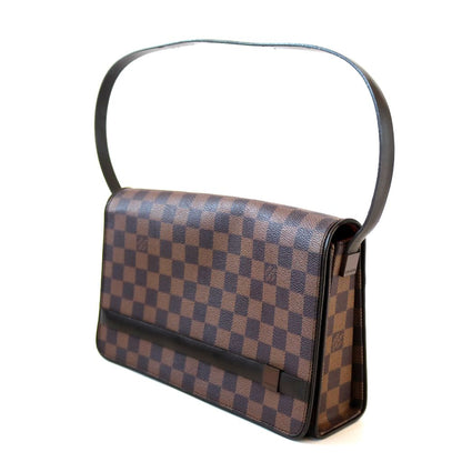 Louis Vuitton Tribeca Long Damier Ebene Canvas Shoulder Bag