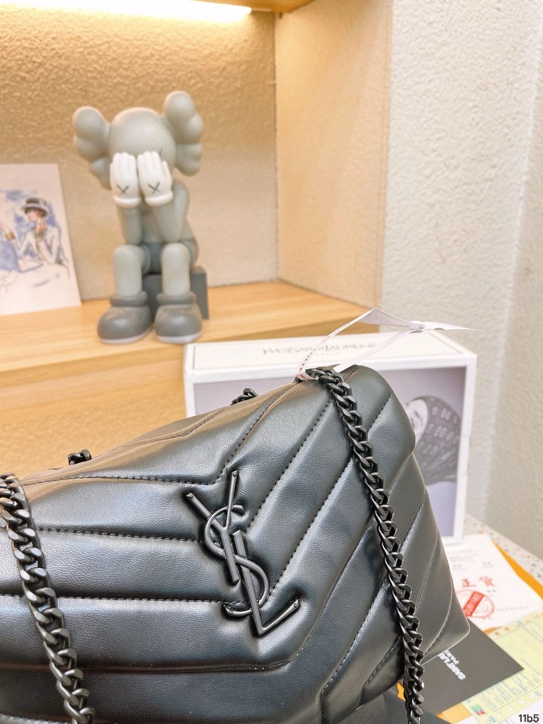 Saint Laurent Loulou Small Shoulder Bag in Quilted Leather Details