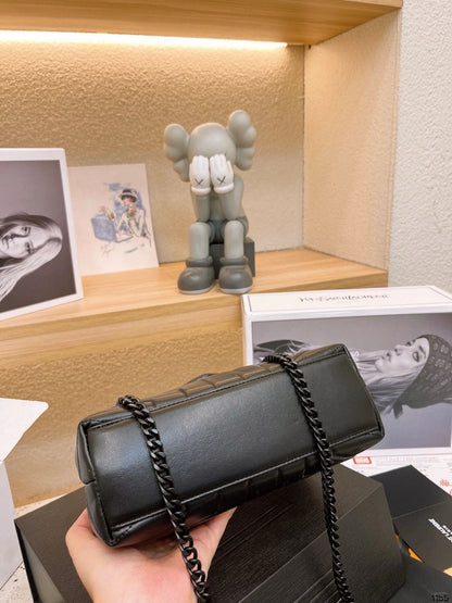 Saint Laurent Loulou Small Shoulder Bag in Quilted Leather Details