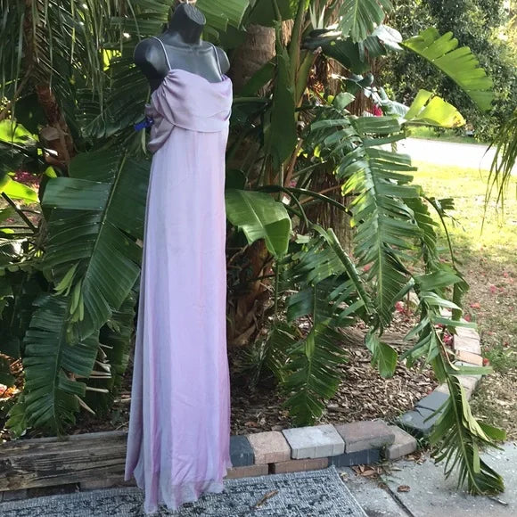 Lilac Elegant Fashion Spaghetti Strap Backless Long Chiffon Ball Gown Evening Dress Party Dress Wedding Bridesmaid Dresses gh3925