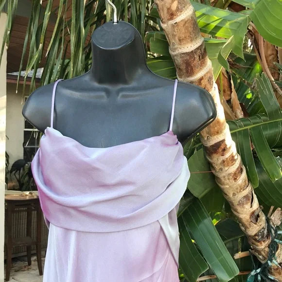 Lilac Elegant Fashion Spaghetti Strap Backless Long Chiffon Ball Gown Evening Dress Party Dress Wedding Bridesmaid Dresses gh3925