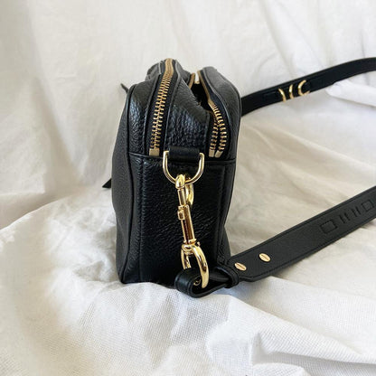Marc Jacobs black snapshot bag