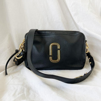 Marc Jacobs black snapshot bag