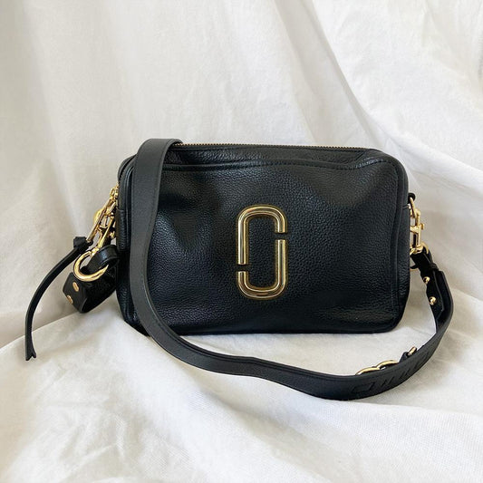Marc Jacobs black snapshot bag