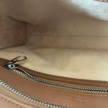 Max Mara brown leather Whitney Bag