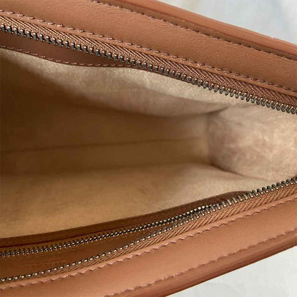 Max Mara brown leather Whitney Bag