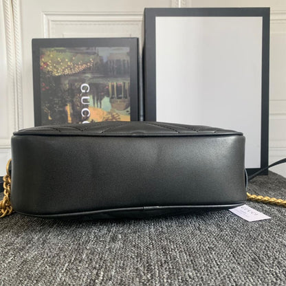 GUCCI Marmont small matelasse shoulder bag