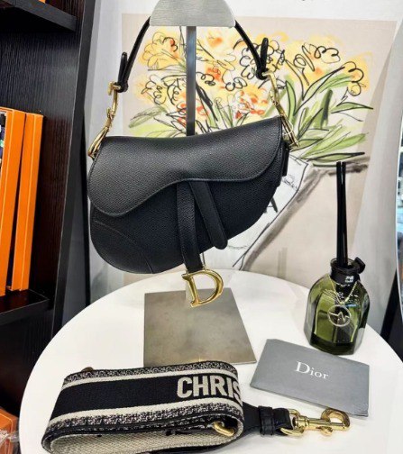 Dior Saddle Bag Black New